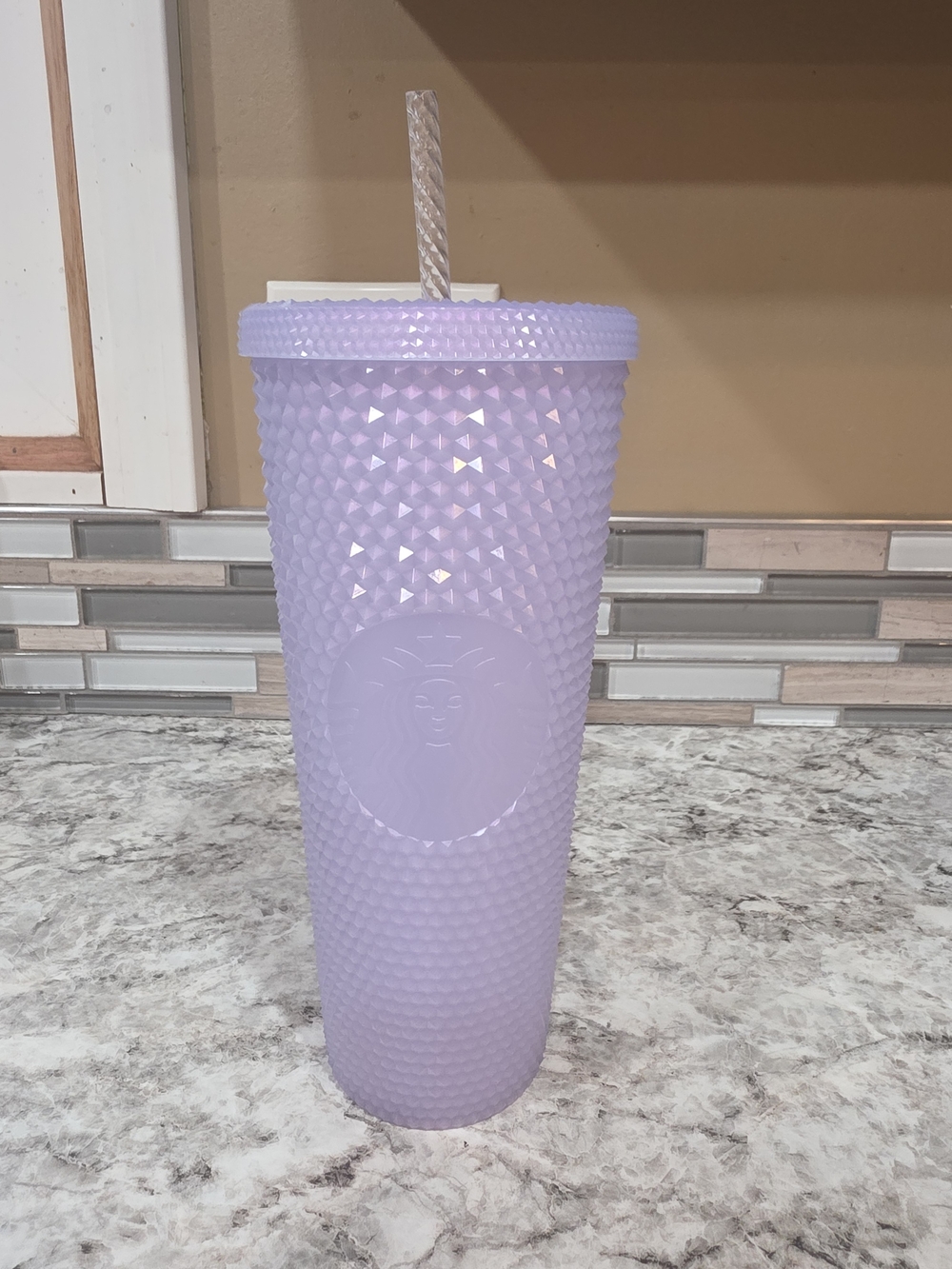 Starbucks Lavender Studded Tumbler with Straw